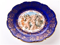 Limoges France 8" DŽcor Plate w/ 22kt Gold Trim