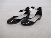 George Girl's 12 Dress Shoe, Black 12