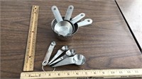 Oneida stainless measure cups & spoons