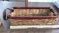 Long basket with handles