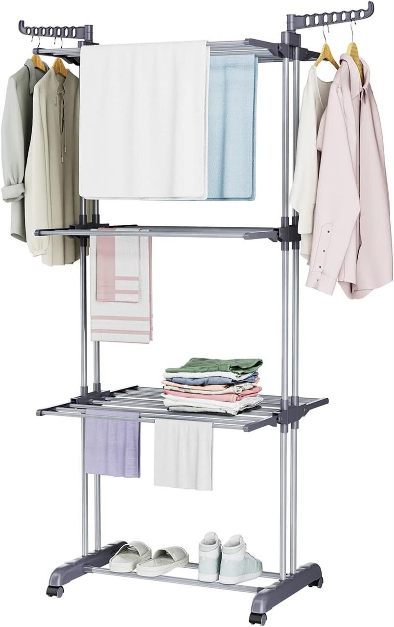 Innotic Clothes Drying Rack  Folding 4-Tier Laundr