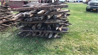 100 Sharpened 6ft Fence Posts