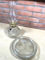 oil lamp & caserole