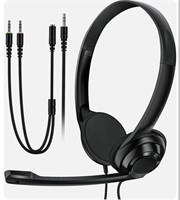 Mpow 3.5mm Wired Computer PC Headset Call Center
