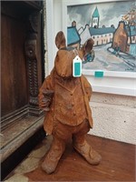 Garden Statuary Cast Iron "Mr. Rat" Figure