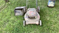 Craftsman 6 hp mower, 2 bagger, not used recently