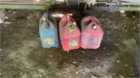 3 -5 gal. Fuel cans, full