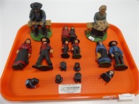 ASS'T CAST IRON AMISH FIGURES