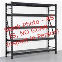 Husky 90in 5 shelf steel storage rack