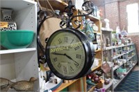 DOUBLE SIDED CLOCK