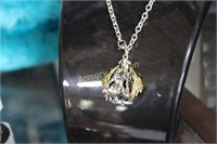 WICCAN DEMON ANGEL PENDANT AND CHAIN - NOT DISPLAY