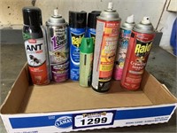 9 Cans of Insect Spray Killer