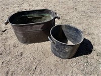 Metal Wash Basin/Pot
