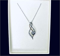 Sterling Silver and 10Kt Gold Pendant