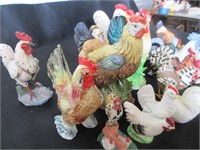 20 Assorted  Ceramic Chickens