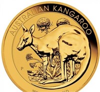 1 oz. Gold Kangeroo Bullion Coin- Random Year