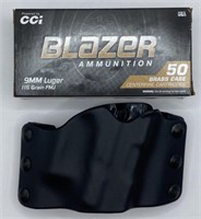 (BD) Blazer Ammunition 9mm Luger Centerfire