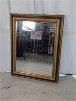 (1)Vintage Rectangular Beveled Wall Mirror