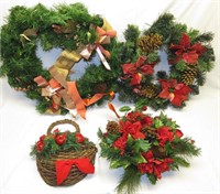 Wreaths & Branch Christmas Decor