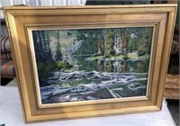Original Oil Painting "Jenny Lake Reflections"