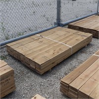 96 pcs. 1" x 6" x 6' CEDAR LUMBER