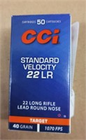 CCI STANDARD VELOCITY 22LR 50 ROUNDS