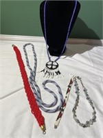 5 Assorted Beaded Necklaces