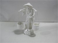 Vtg 13" Ceramic Japanese Fisherman