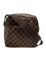 Louis Vuitton Damier Ebene Pattern Messenger Bag
