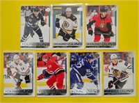 2018-19 UD Young Guns Rookie Cards - Lot of 7