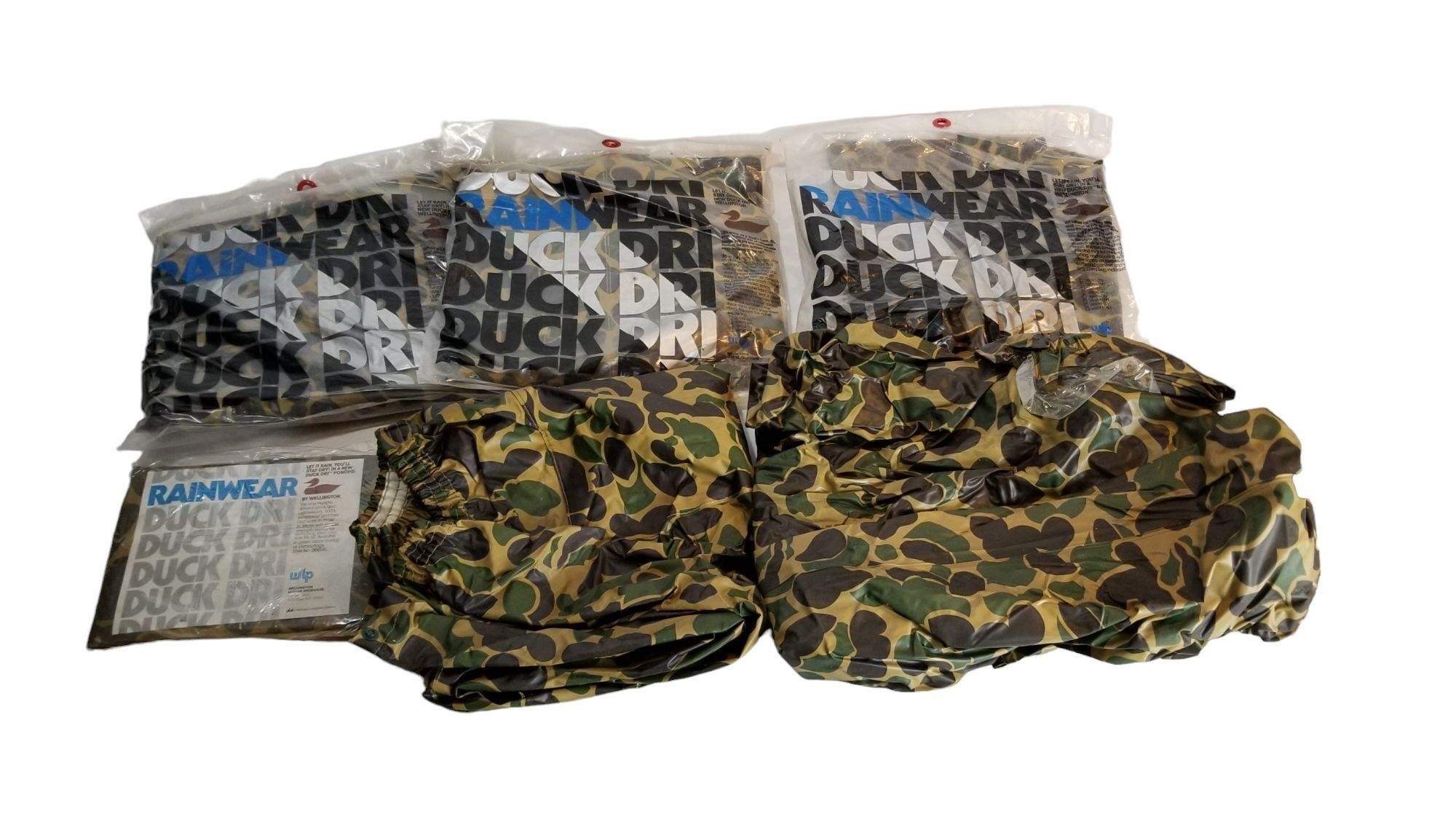 NEW Wellington Duck Dri Camo Ponchos Etc