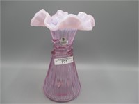 Fenton lavender opal Wheat vase