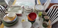 Large Lot Of Vintage To Modern Dishes