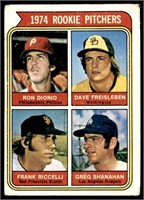 Rookie Card Vintage Error Card Ron Diorio Dave Fre