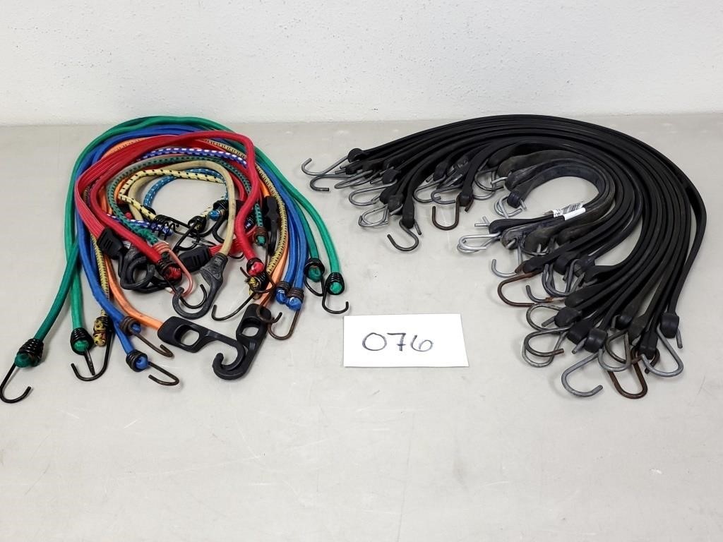 Bungee Cords / Tarp Tie Down Straps (No Ship)