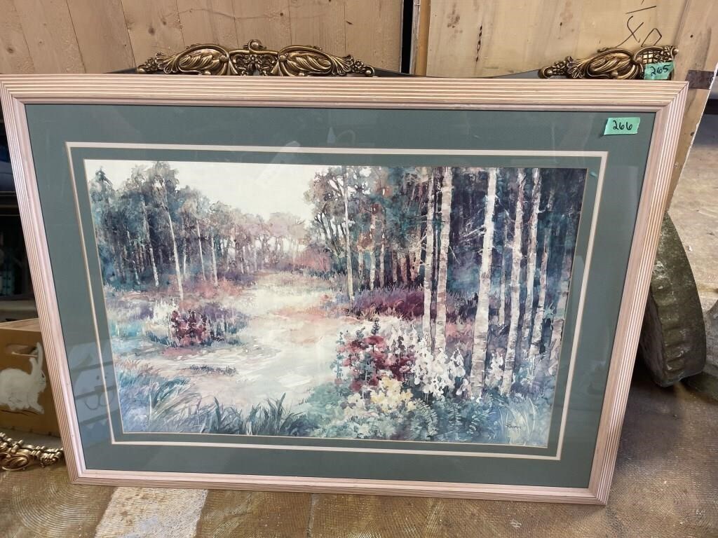 Framed artwork-41x31”