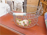 Wire basket 18" dia.