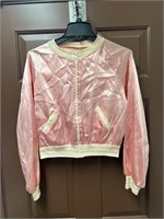 Vintage Hand Ten Pink Satin Jacket