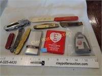 Large Collection of Knives & Advertising