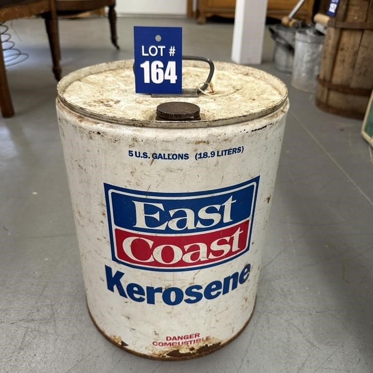 Vintage 5-Gal East Coast Kerosene Can