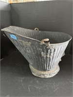 Vintage Metal Coal Hod