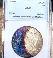 1899-O Morgan Silver Dollar NNC - MS65