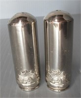 Pair of 1943 Artillery shell salt and pepper