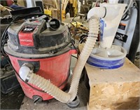 Craftsman 16 gallon wet/dry vacuum and Dust
