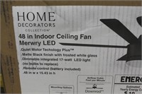 HOME DECORATORS, MERWRY LED 40" CEILING FAN