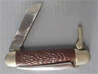 Camillus folding knife with tool. Blade measures