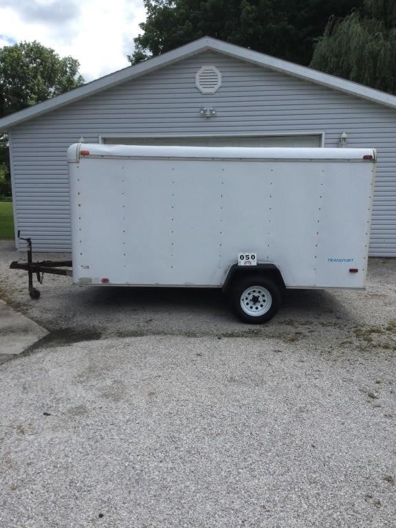 2001 Haulmark Transport 6X12 Enclosed Trailer,