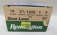 25 rds Remington 16 ga