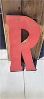 3 Foot Metal Letter (R)