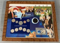 2017 Uncirculated Coin Set Framed